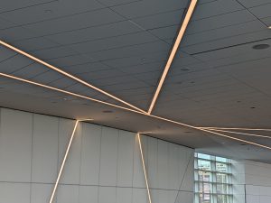 DCA Reagan National Airport – Terminal walkway architectural lighting

