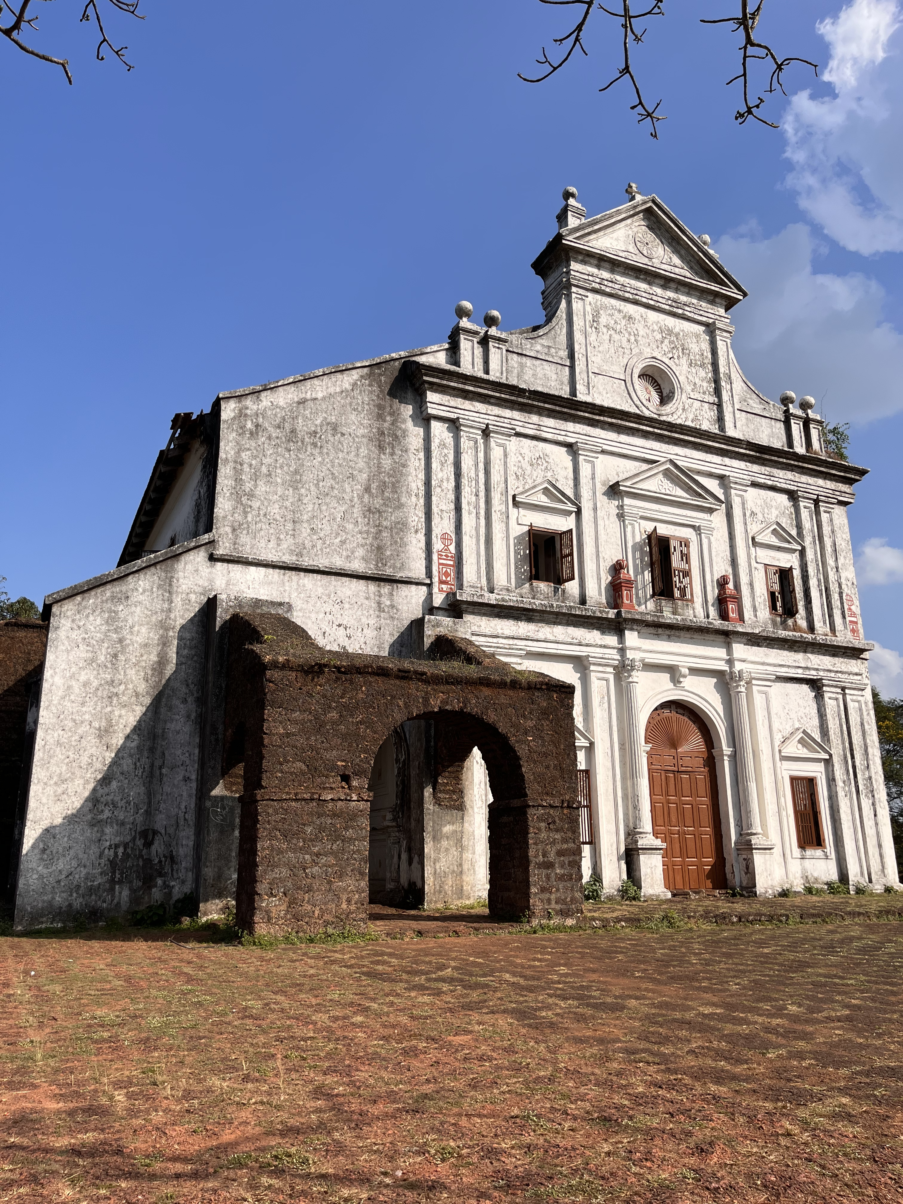 A church standing tall.