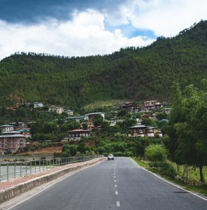 A random click on roads at Bhutan
