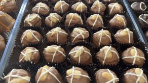 Chocolate peanut butter truffles