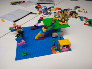 View larger photo: A colourful mix of Lego on a table