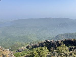 A serene view from the top of the hill