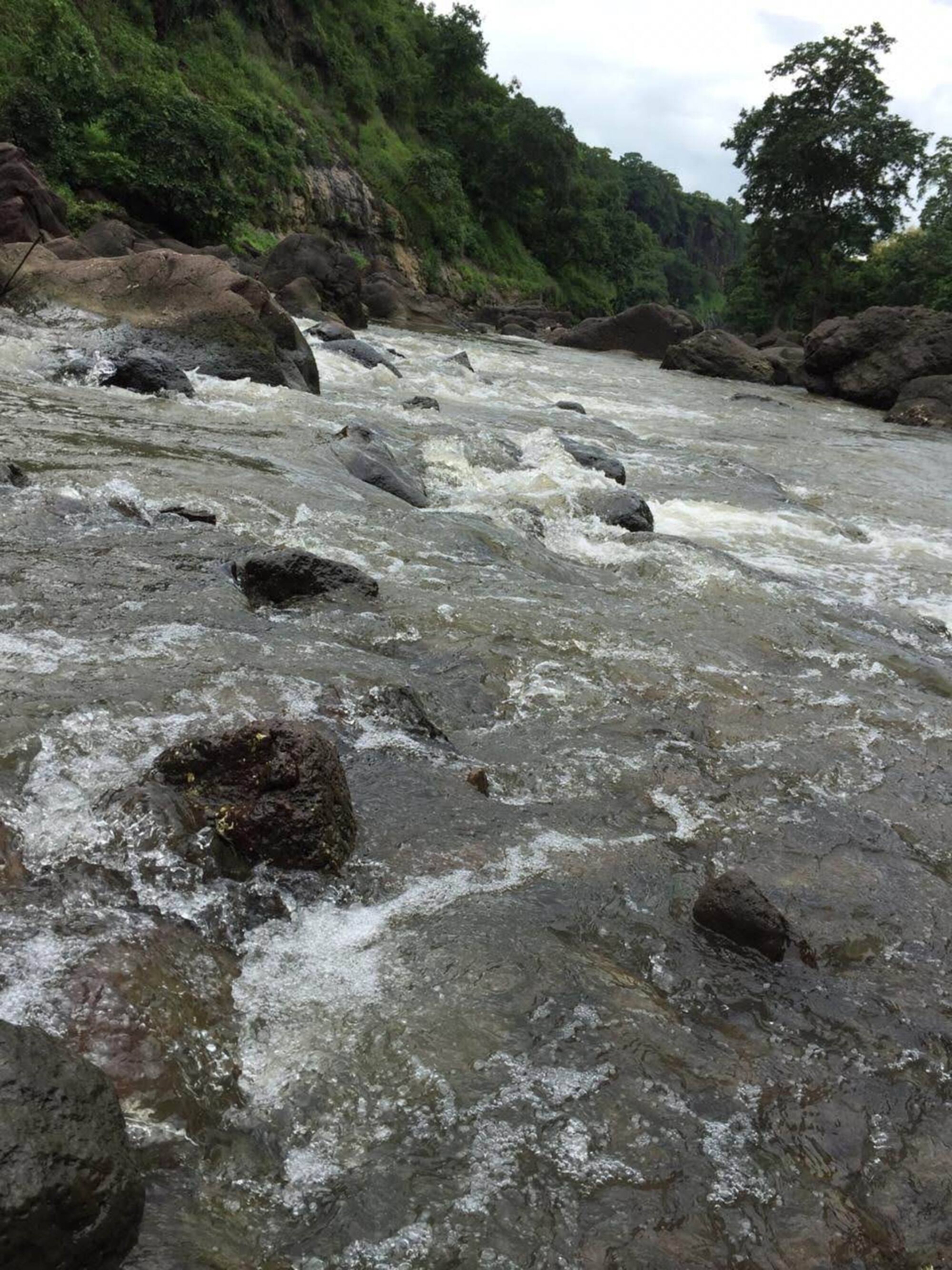 Rushing river