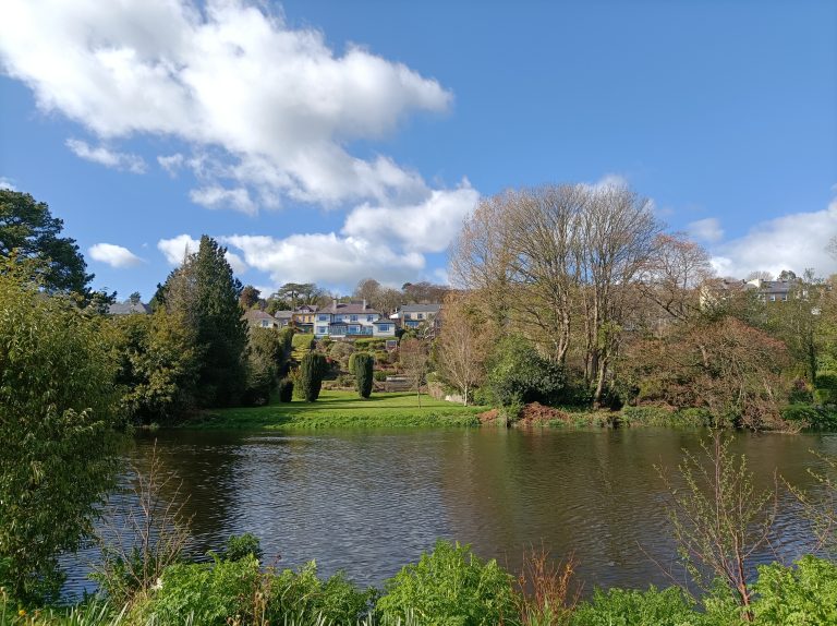 the opposite of the River Lee, just like a transparent wall to create imagination and mystery