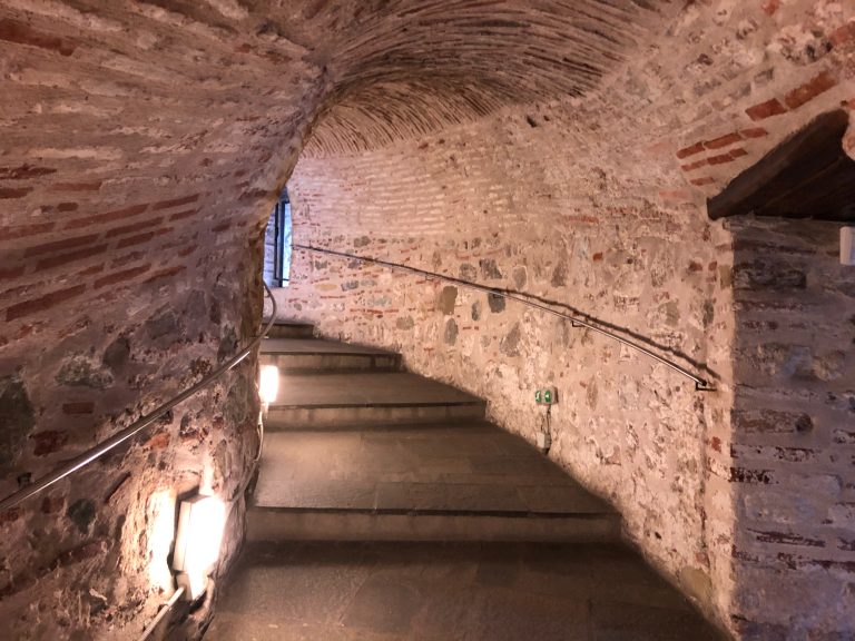 Inside White Tower. Thessaloniki, Greece.