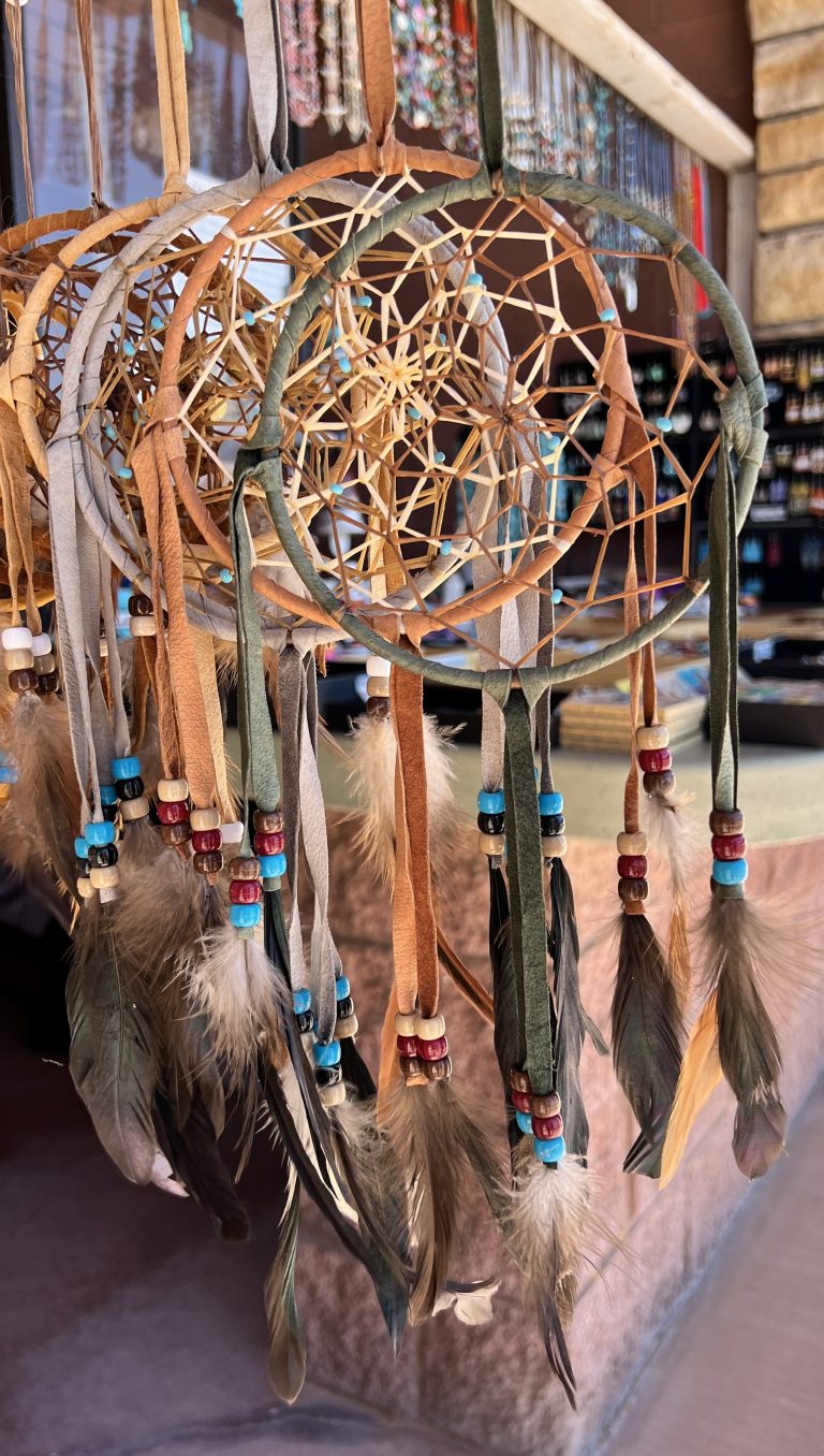 Handmade Native American dreamcatchers