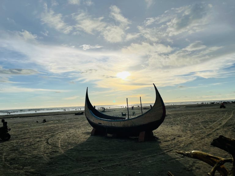 Fishing boat in Coxs Bazar, Bangladesh