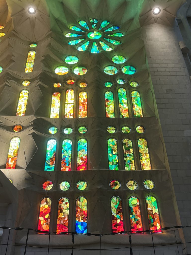 Afternoon window La Sagrada Familia