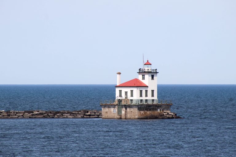 Lighthouse on Lake Ontario in New York