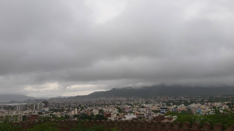 Beautiful cloudy Ajmer