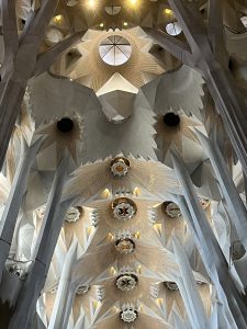 Ceiling of La Sagrada Familia