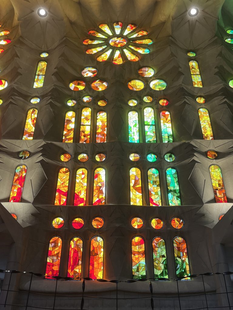 Late morning window La Sagrada Familia