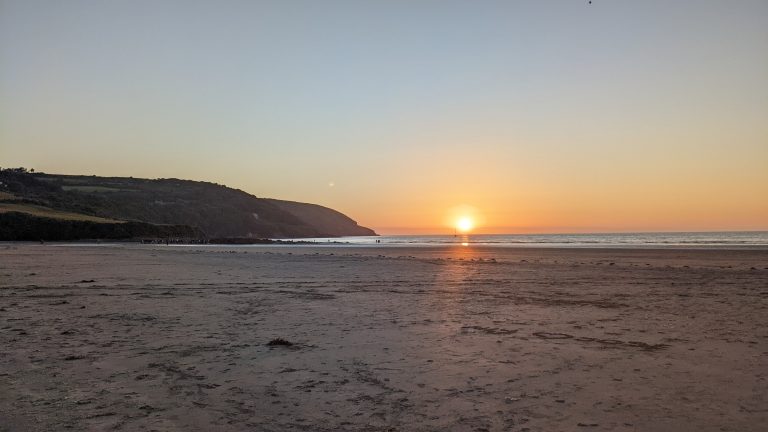 Sunset in West Wales