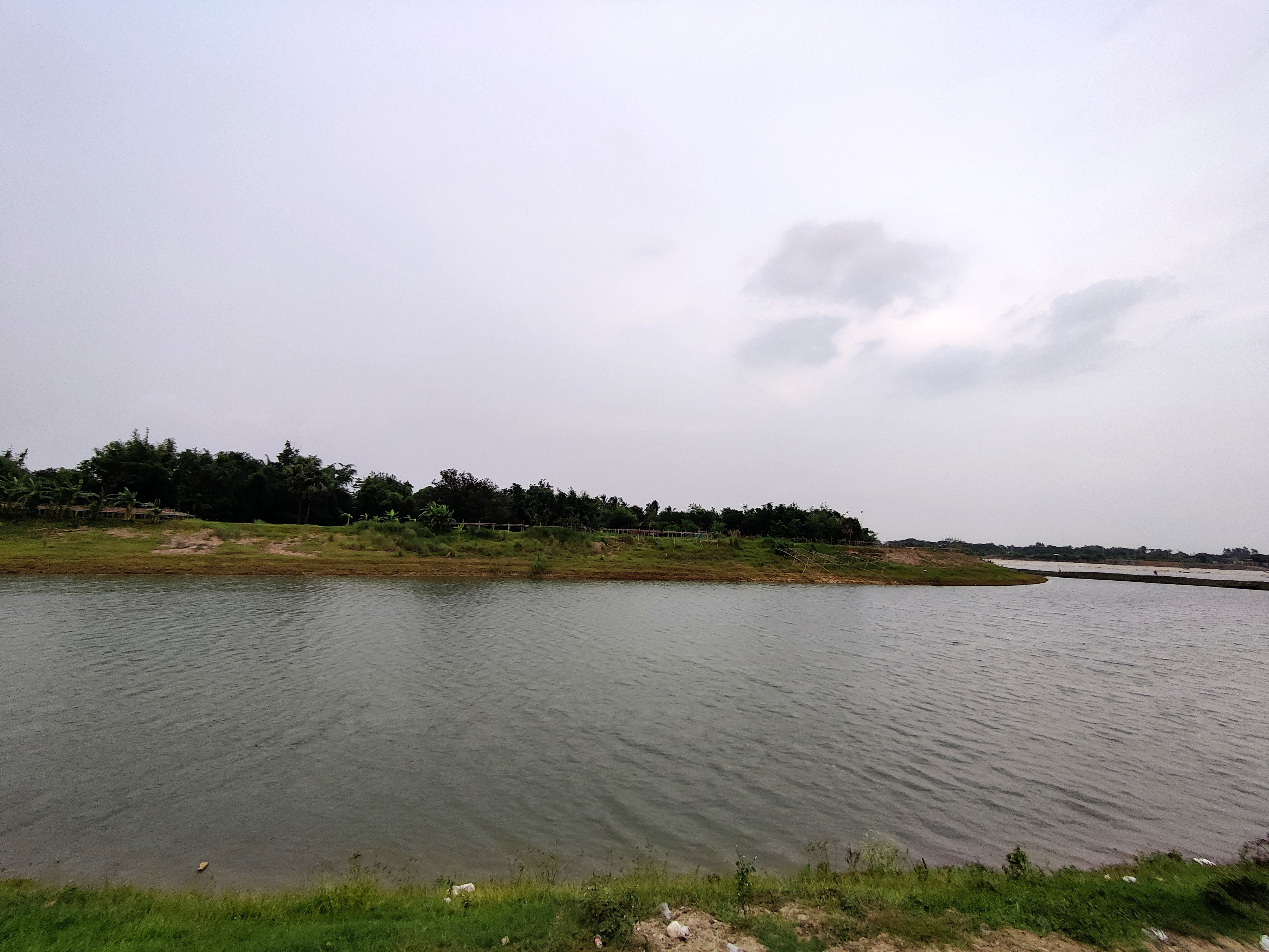 River, eco park, cloud