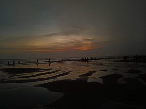Ocean Sunset, Sky, Beach
