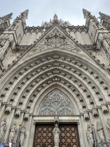 Cathedral entrance, Barcelona