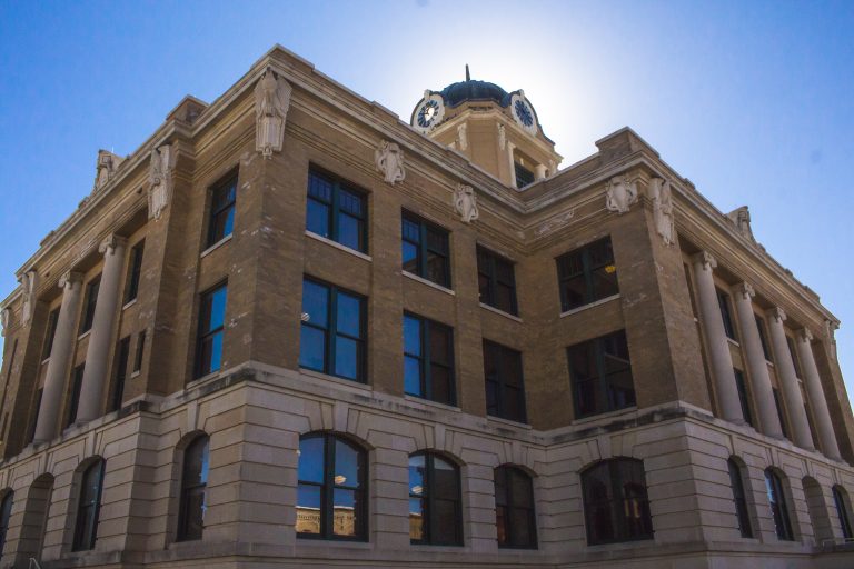 Town square courthouse