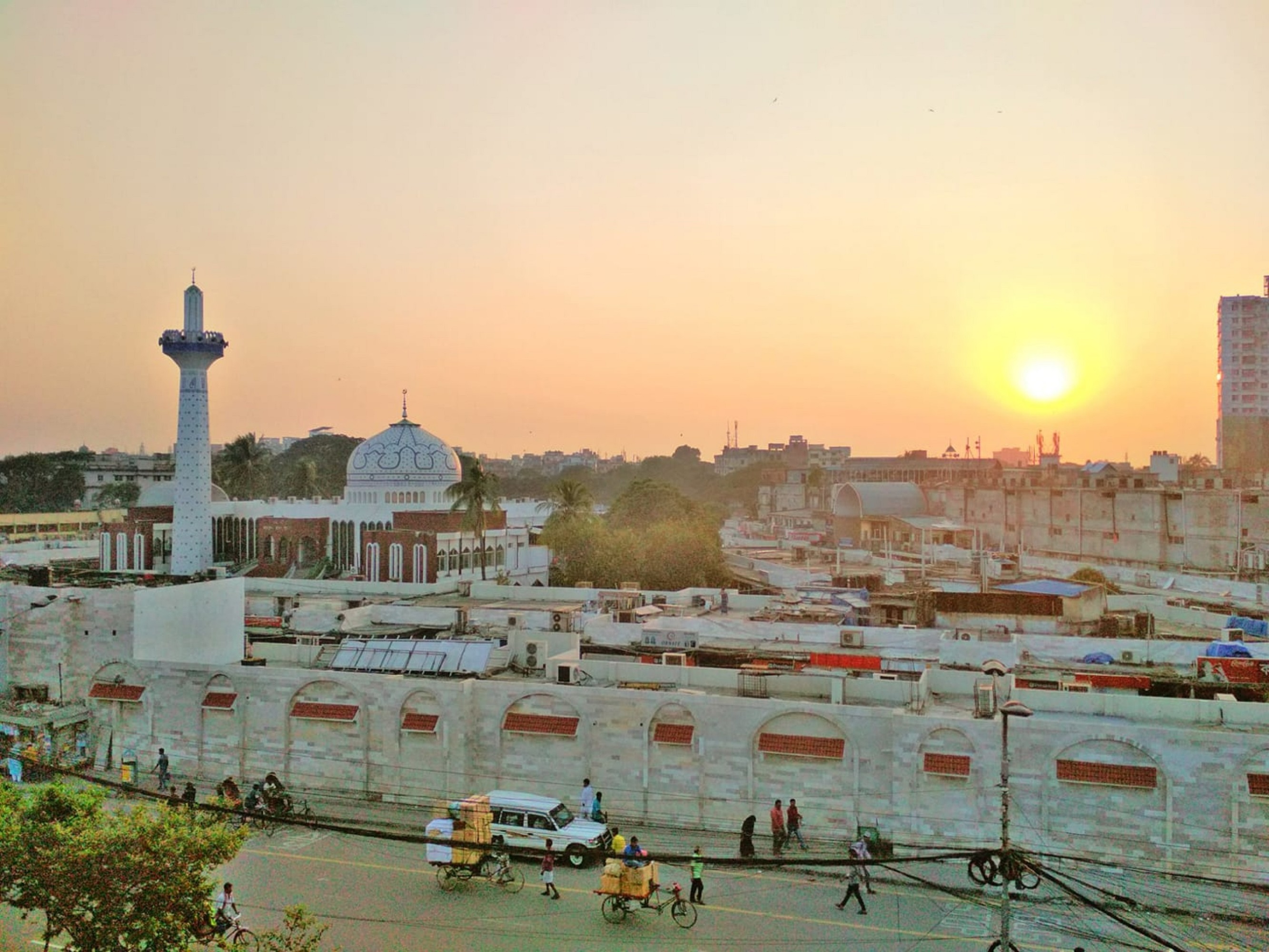 Mosque and Sunset