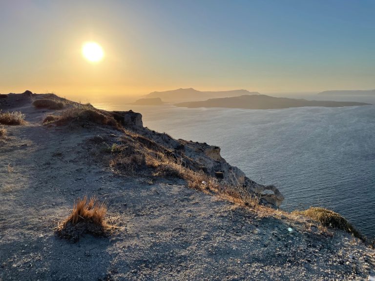 Santorini, Greece Ocean Sunset