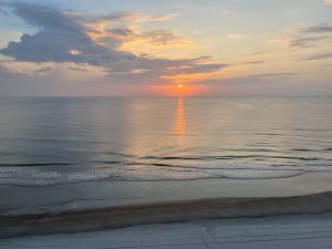 Early morning sunrise in Daytona Beach