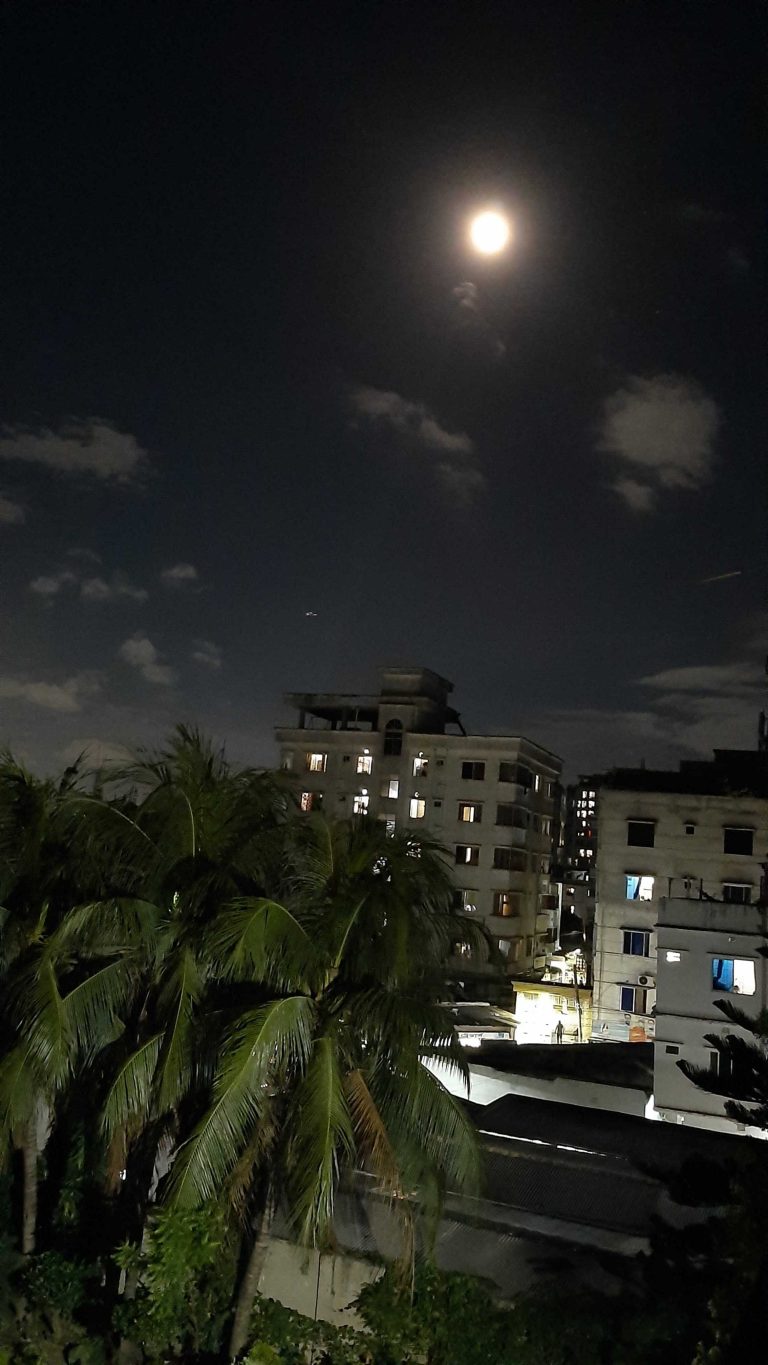 A Moonlit nite at Mirpur, Dhaka