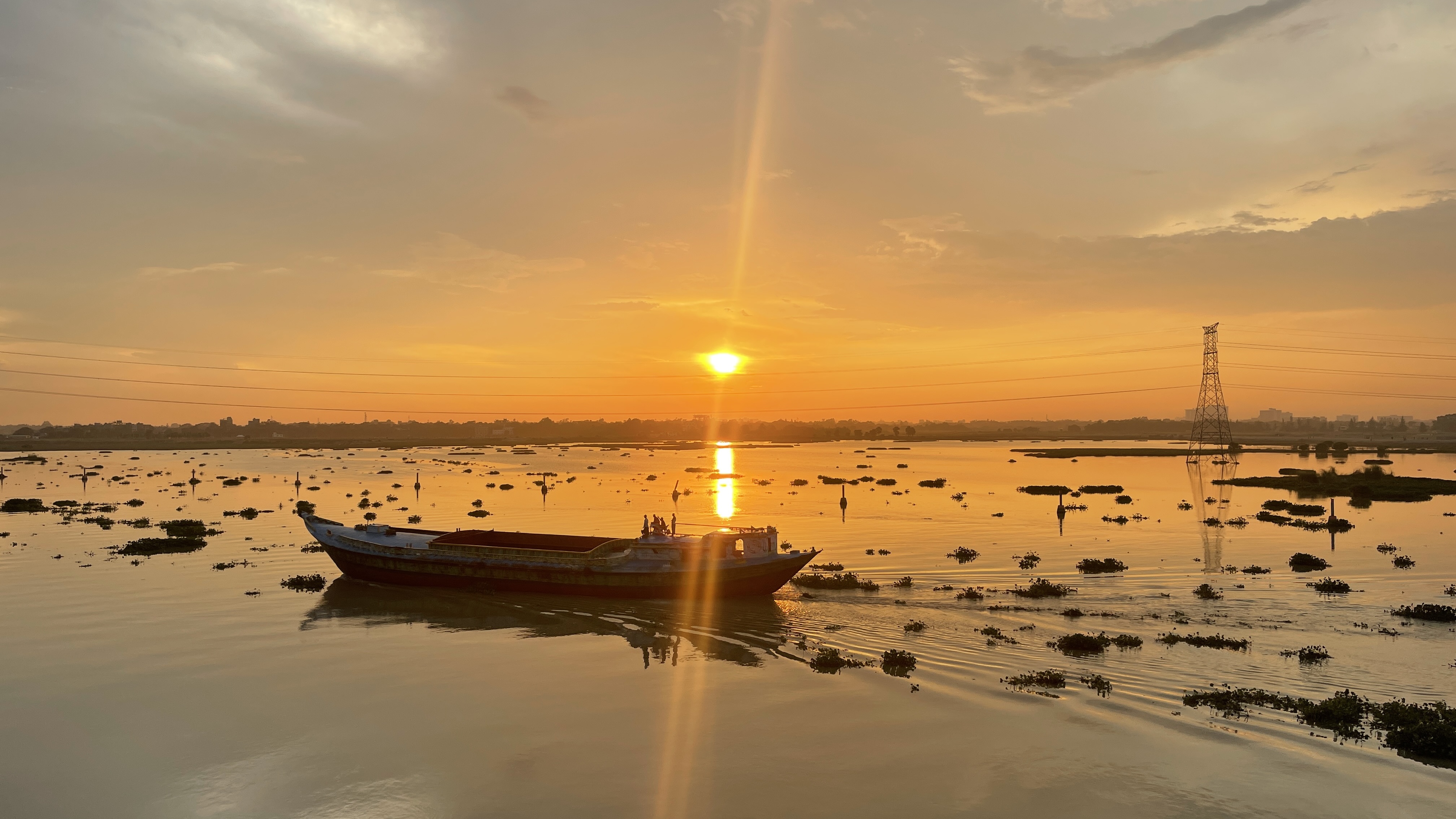 Sunset by the River! Location: Dhaka, Bangladesh