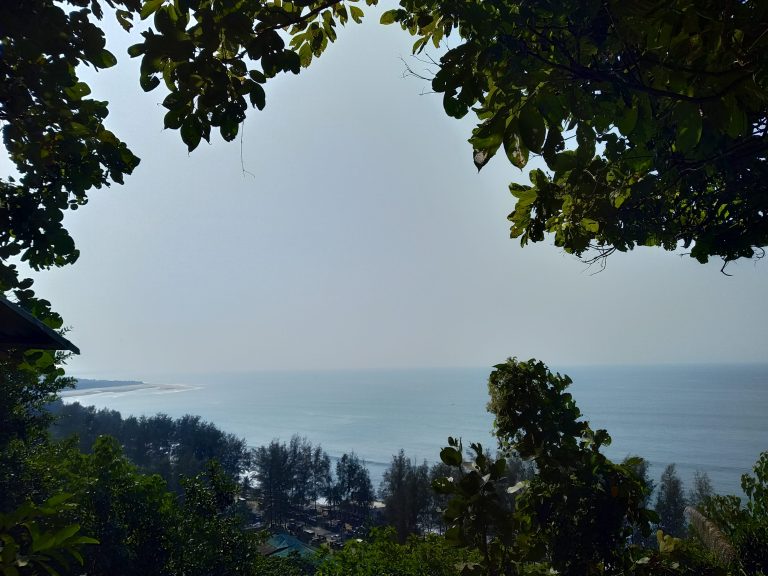 View from top of the Himchori Hills, Cox’s Bazar, Bangladesh