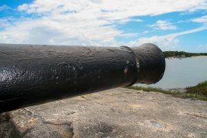 View larger photo: Spanish cannon at Fort Matanzas