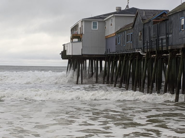 The pier in Old Orchard Beach, Maine.