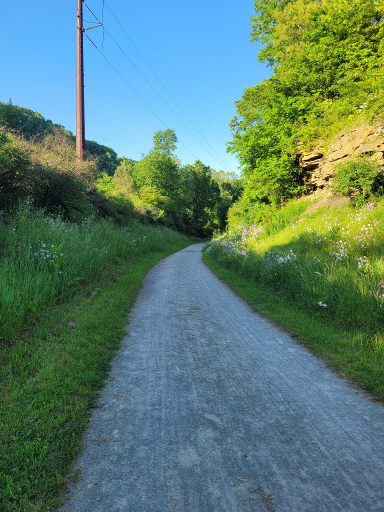 Trail path at Montour Trail, Allegheny County, Pennsylvania