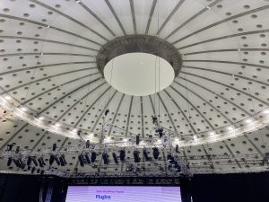 Domed conference center roof