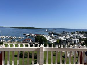 View larger photo: Town on Mackinac Island