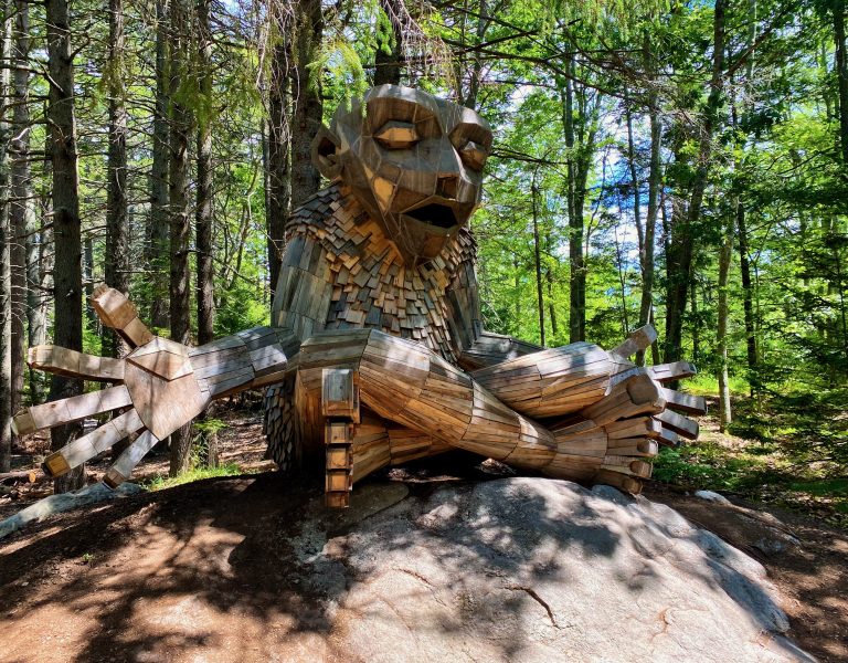 A giant troll at the Coastal Maine Botanical Gardens in Boothbay. WorldPhotographyDay22