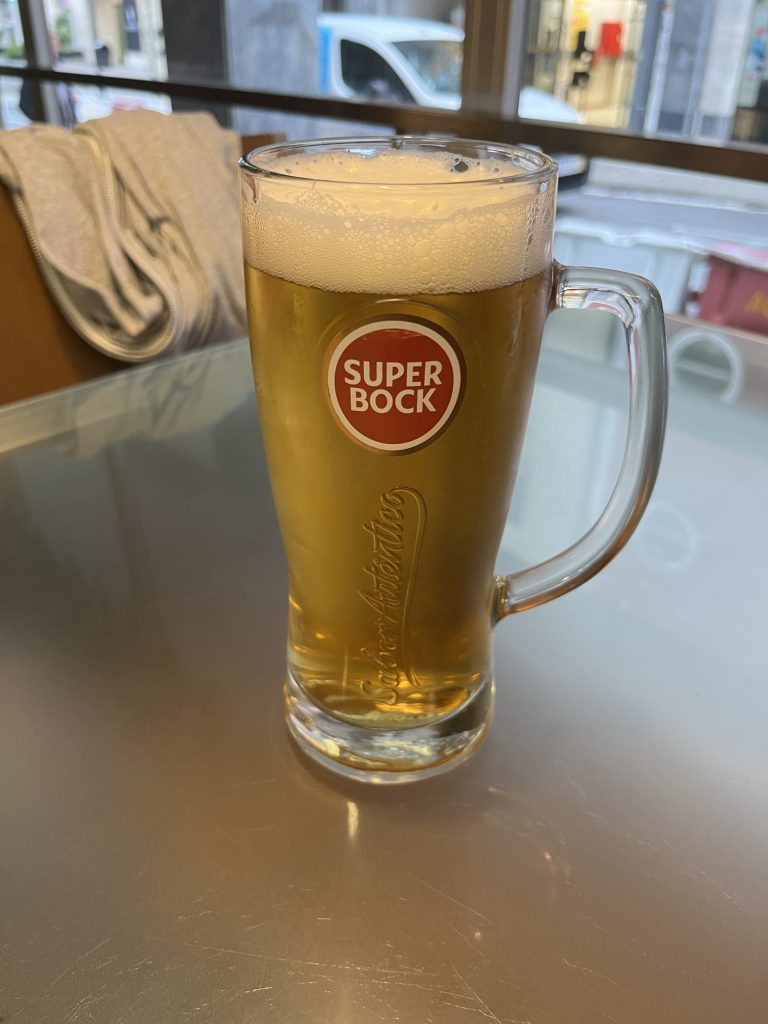 Super Bock beer in Porto, Portugal