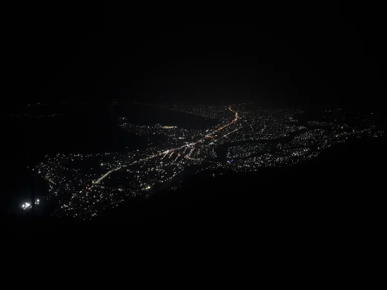 Night view of Butwal, seen and name called Nuwakot dada from old Butwal