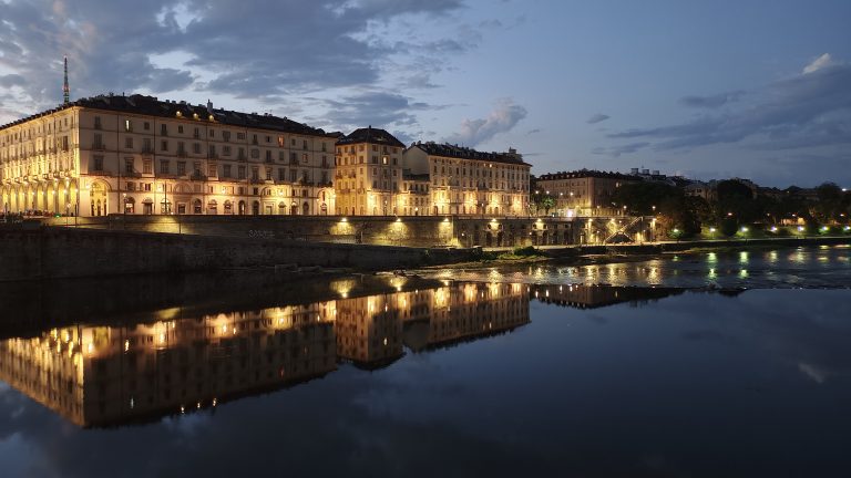 Torino view from Vittorio Emanuele I Bridge