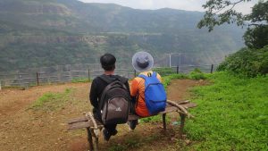 View at top of Hills and Waterfalls