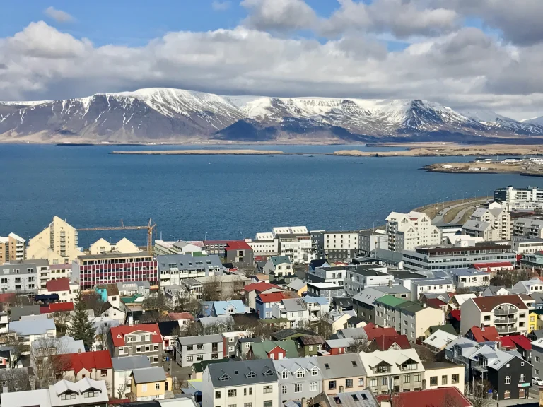 Reykjavik from the sky, Iceland