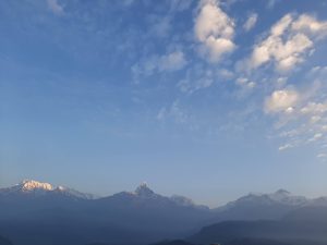Mountain View at Sarangkot, Pokhara, Nepal