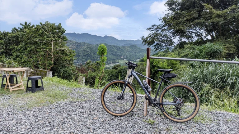 Mountain and Bike