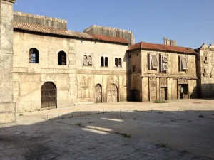 Movie sets at Cinecittà Studios, Roma, Italia