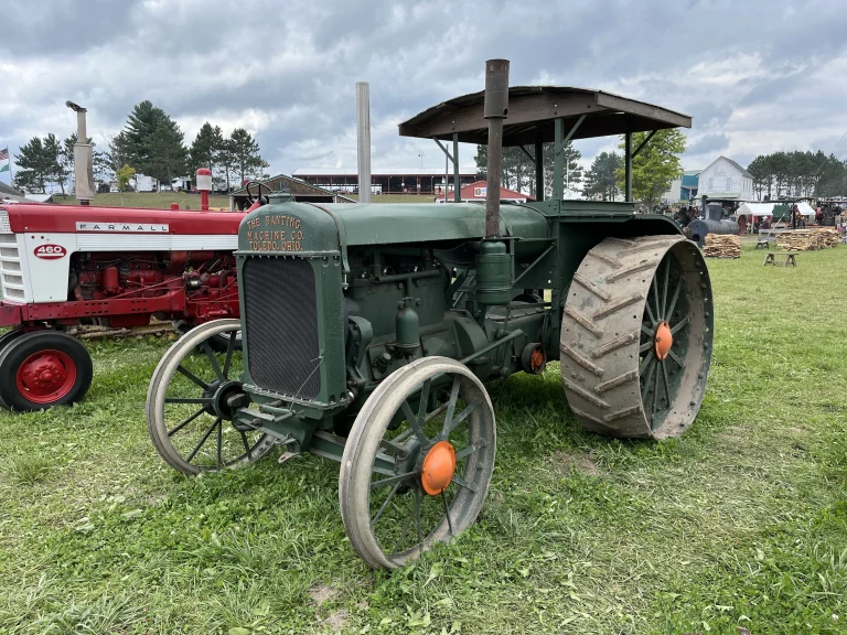 Antique steam tractor, Buckley Old Engine Show, Buckley, Michigan