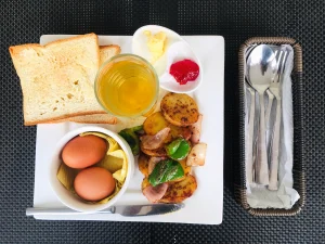 Morning breakfast at pokhara