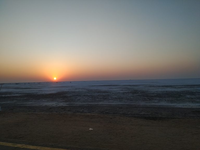 Sunset of Kutch, Gujarat white desert