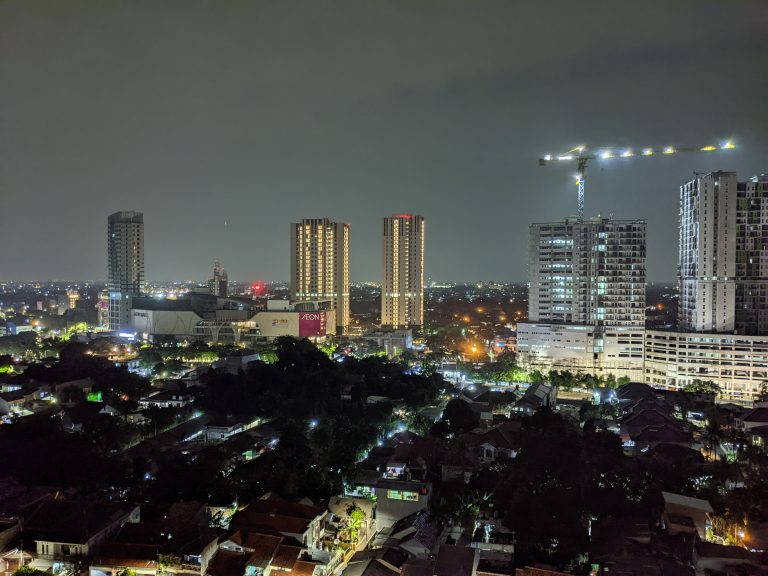 Jakarta at night