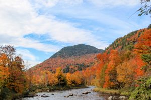 Ausable River in Autumn, Adirondack Park, New York, USA

