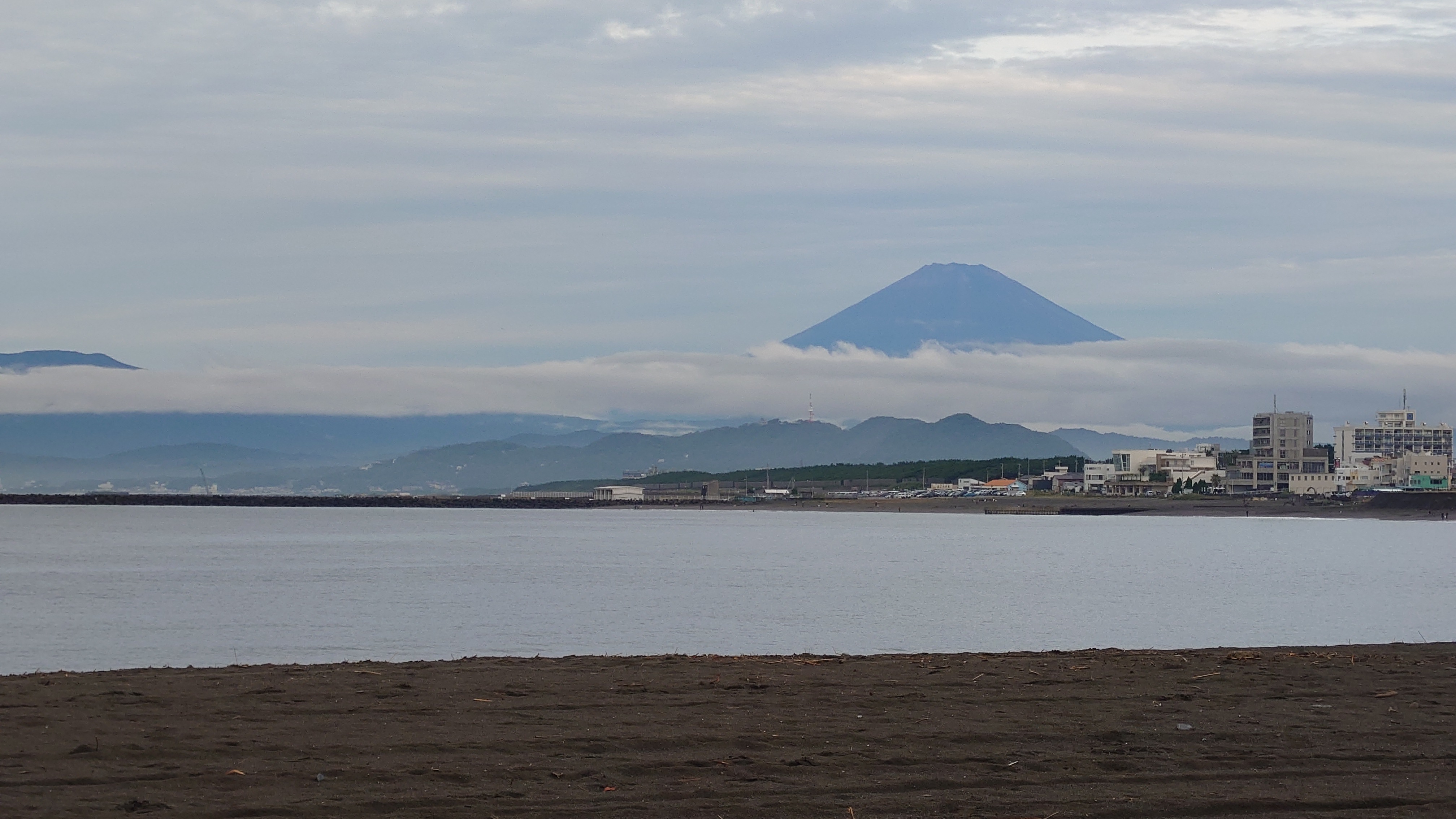 Mt. Fuji beyond the clouds