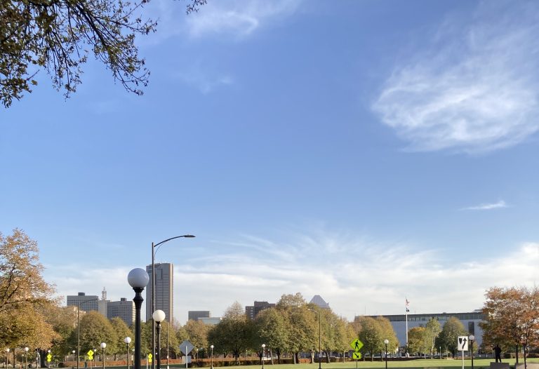 A random view of City of St. Paul on a gorgeous fall day (Twin Cities, MN)