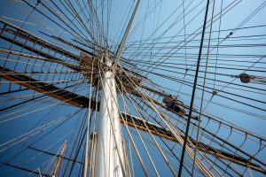 Mast of the Cutty Sark, Greenwich, London