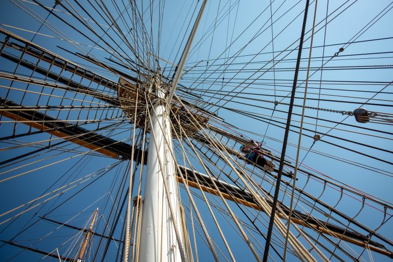 Mast of the Cutty Sark, Greenwich, London